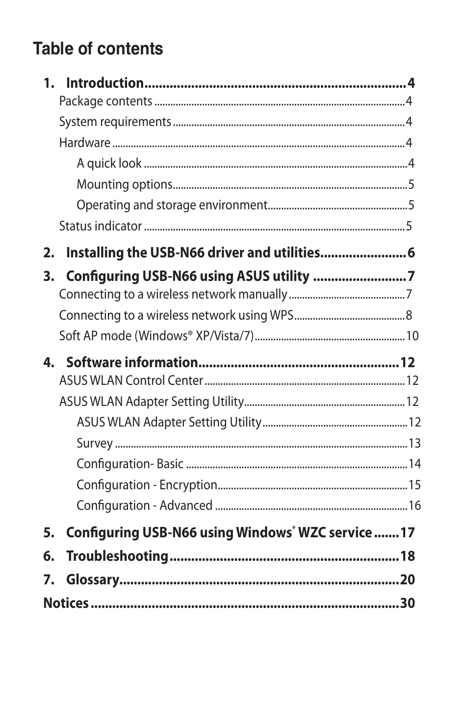 Asus USB-N66 User Manual | Page 3 / 35