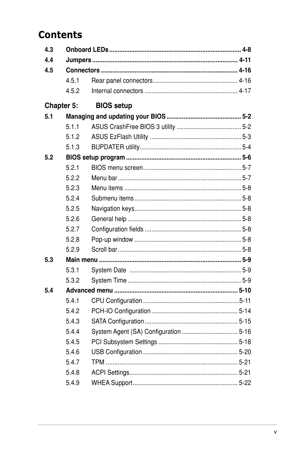 Asus TS300-E8-PS4 User Manual | Page 5 / 170