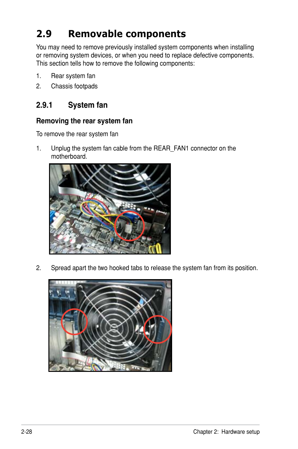 9 removable components | Asus TS300-E8-PS4 User Manual | Page 50 / 170