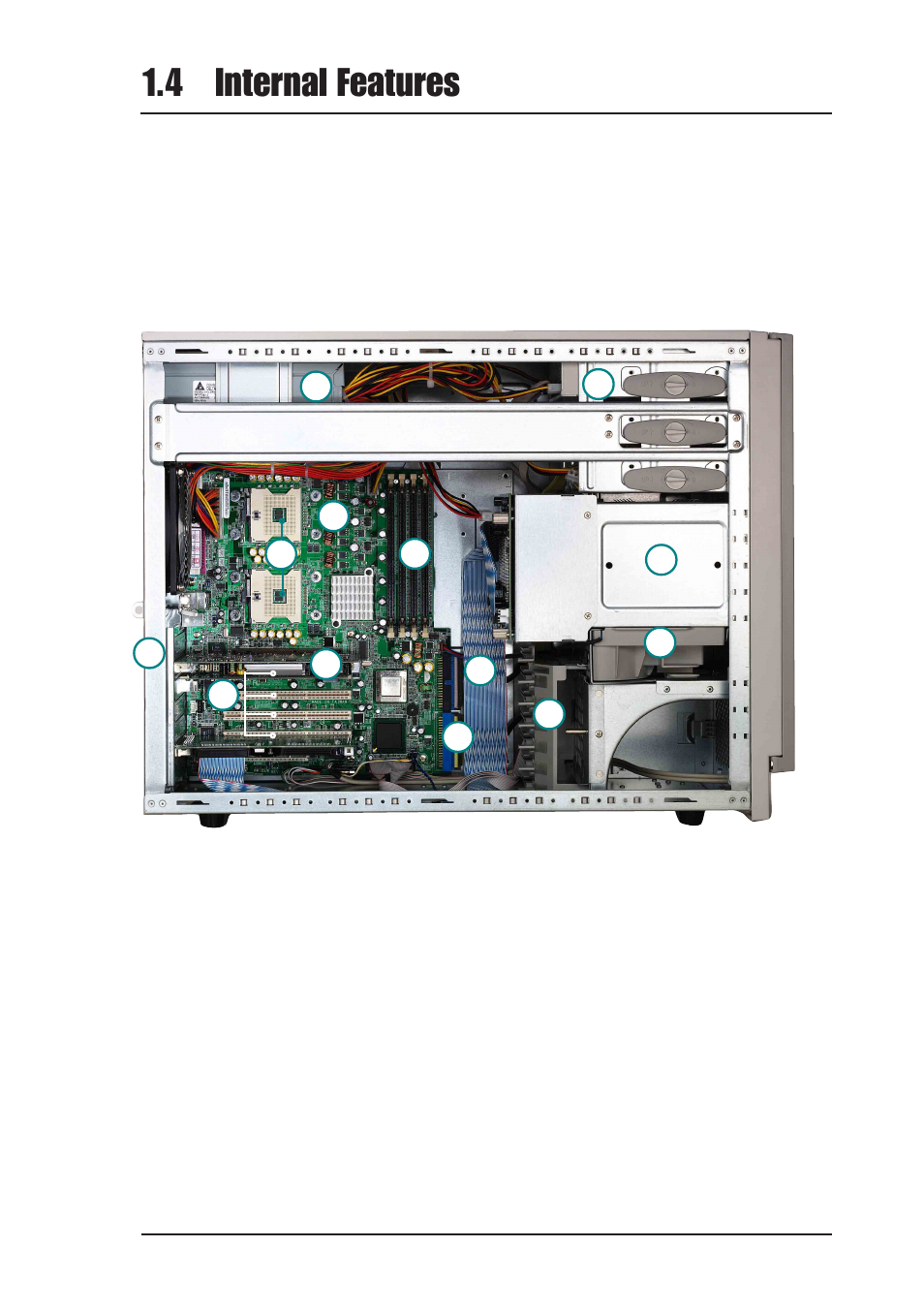 4 internal features | Asus AW1500-I5 User Manual | Page 19 / 60