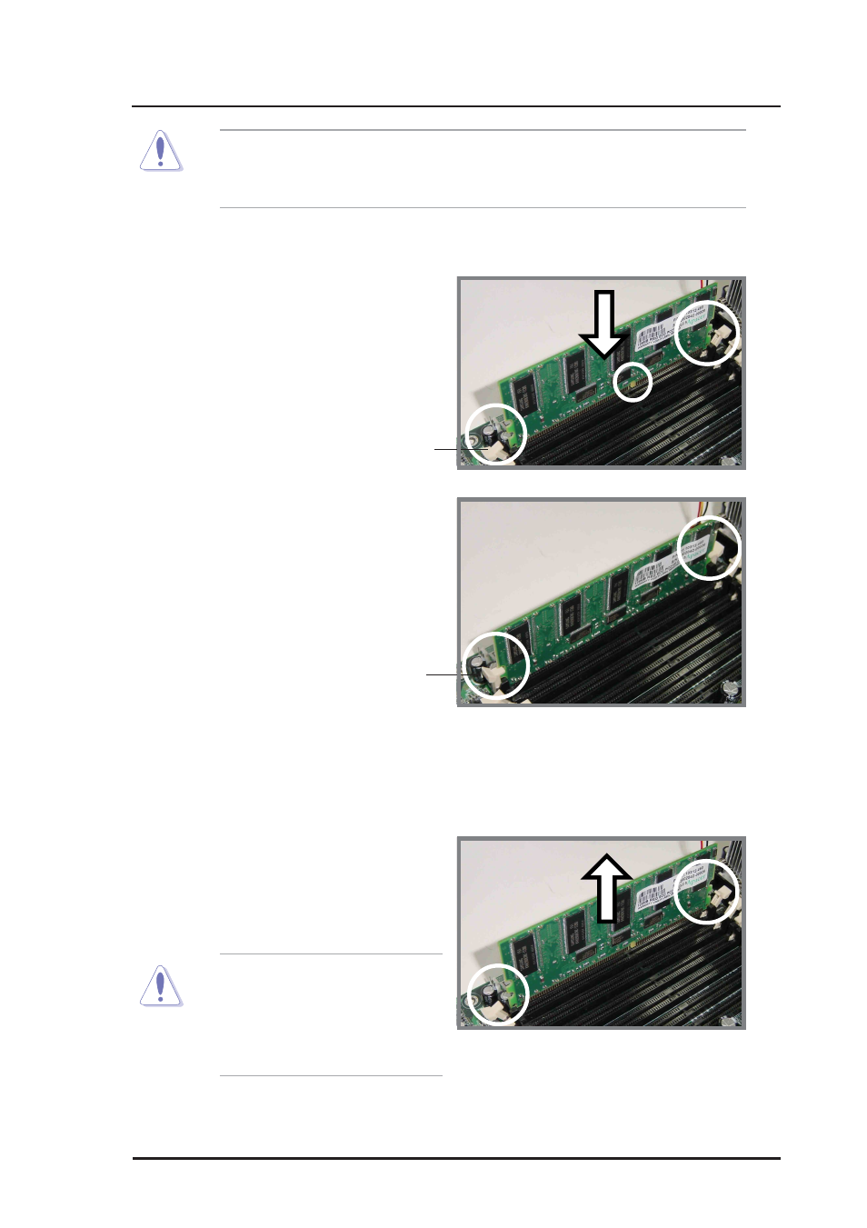 3 installing a dimm, 4 removing a dimm | Asus AW1500-I5 User Manual | Page 31 / 60