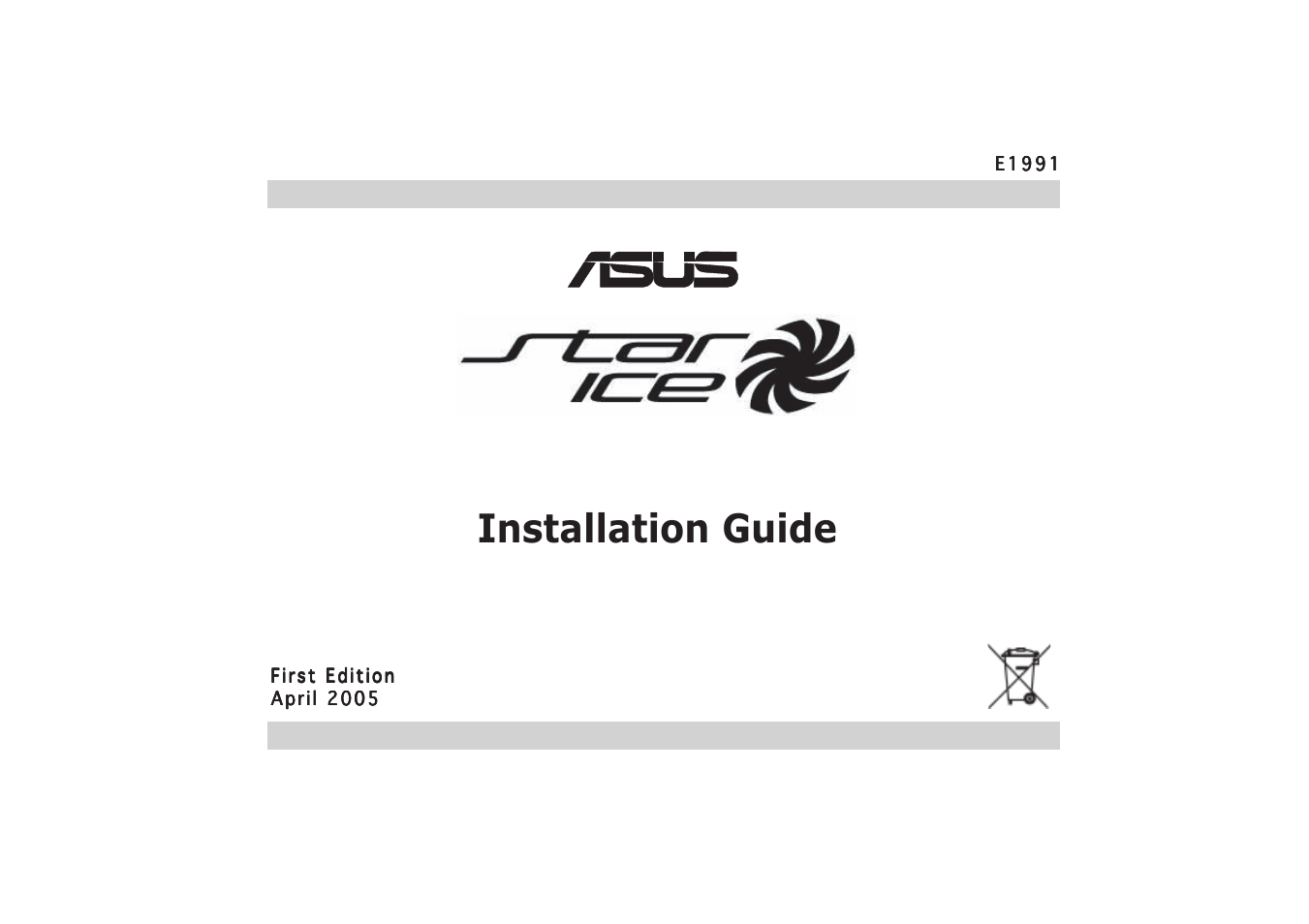 Asus Star Ice User Manual | 22 pages