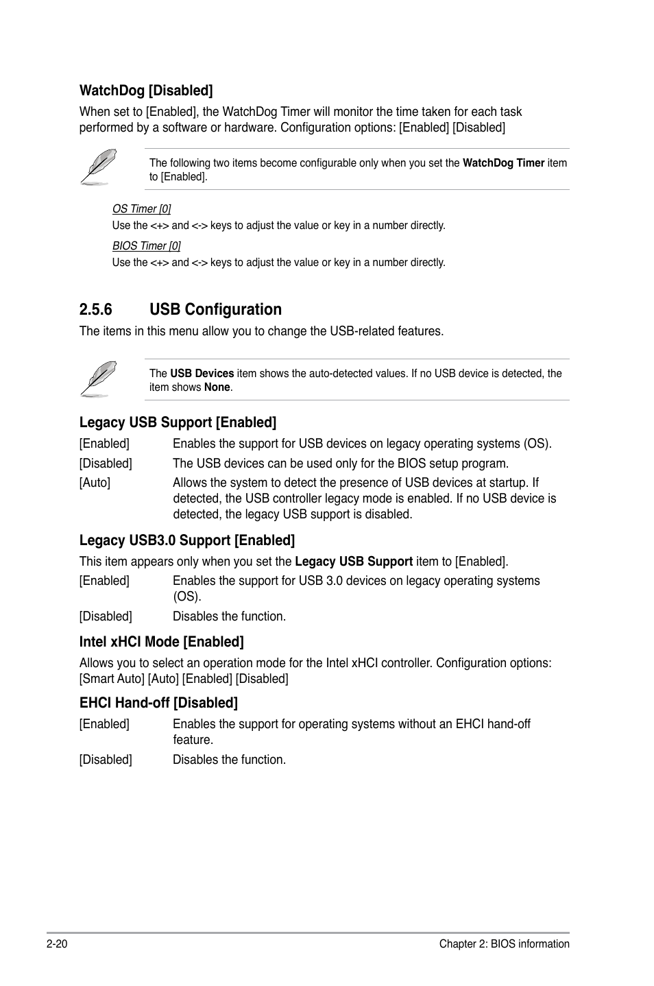 6 usb configuration, Usb configuration -20 | Asus P8B75-M LX/TW User Manual | Page 64 / 78