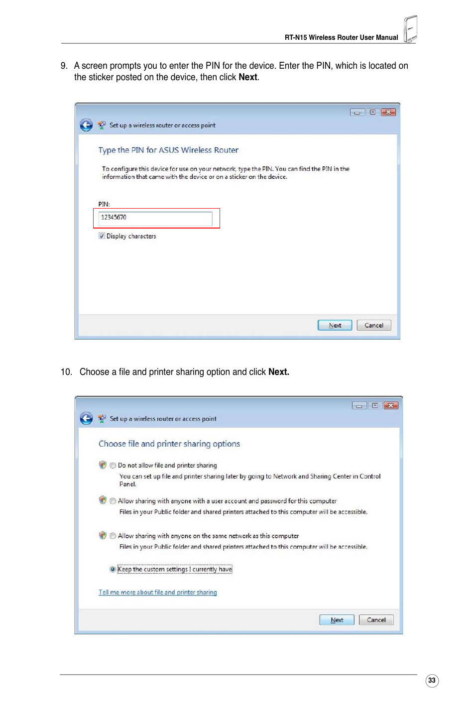 Asus RT-N15 User Manual | Page 35 / 46