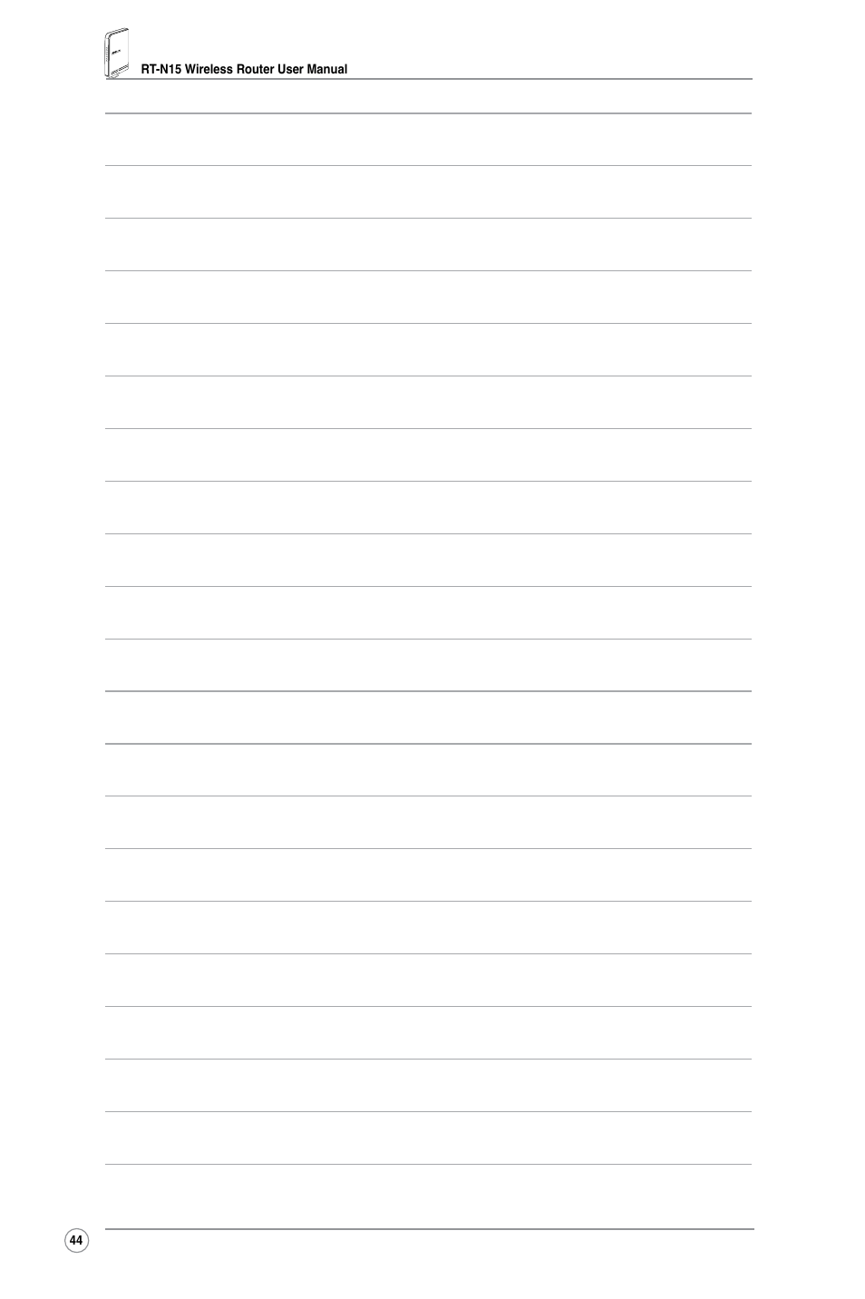 Asus RT-N15 User Manual | Page 46 / 46