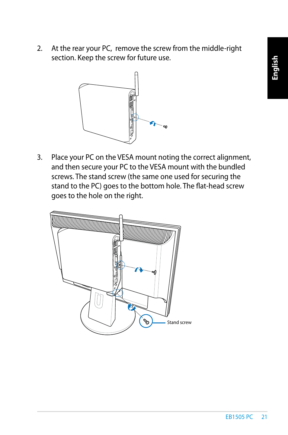 Asus EB1505 User Manual | Page 21 / 66