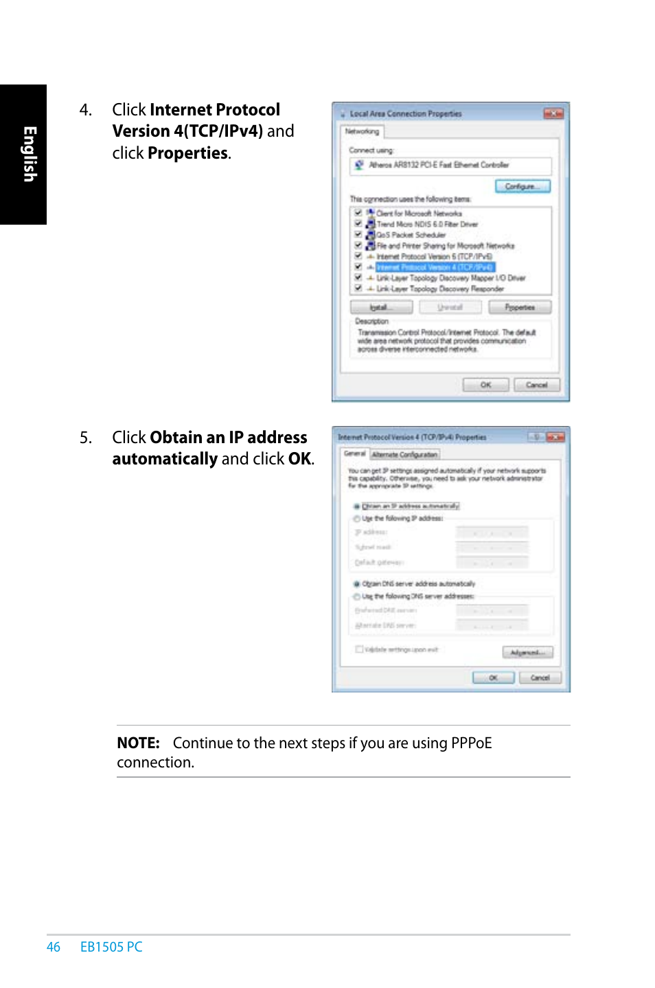 Asus EB1505 User Manual | Page 46 / 66