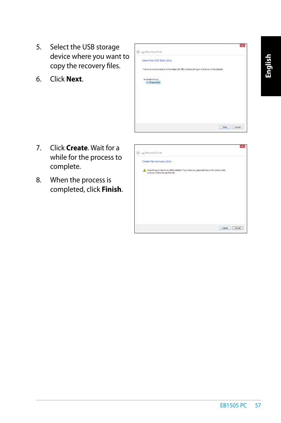 Asus EB1505 User Manual | Page 57 / 66