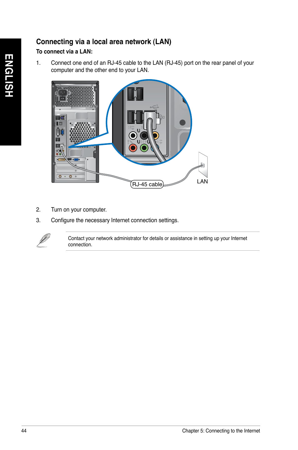 En gl is h en gl is h en gl is h en gl is h | Asus CM1830 User Manual | Page 44 / 68