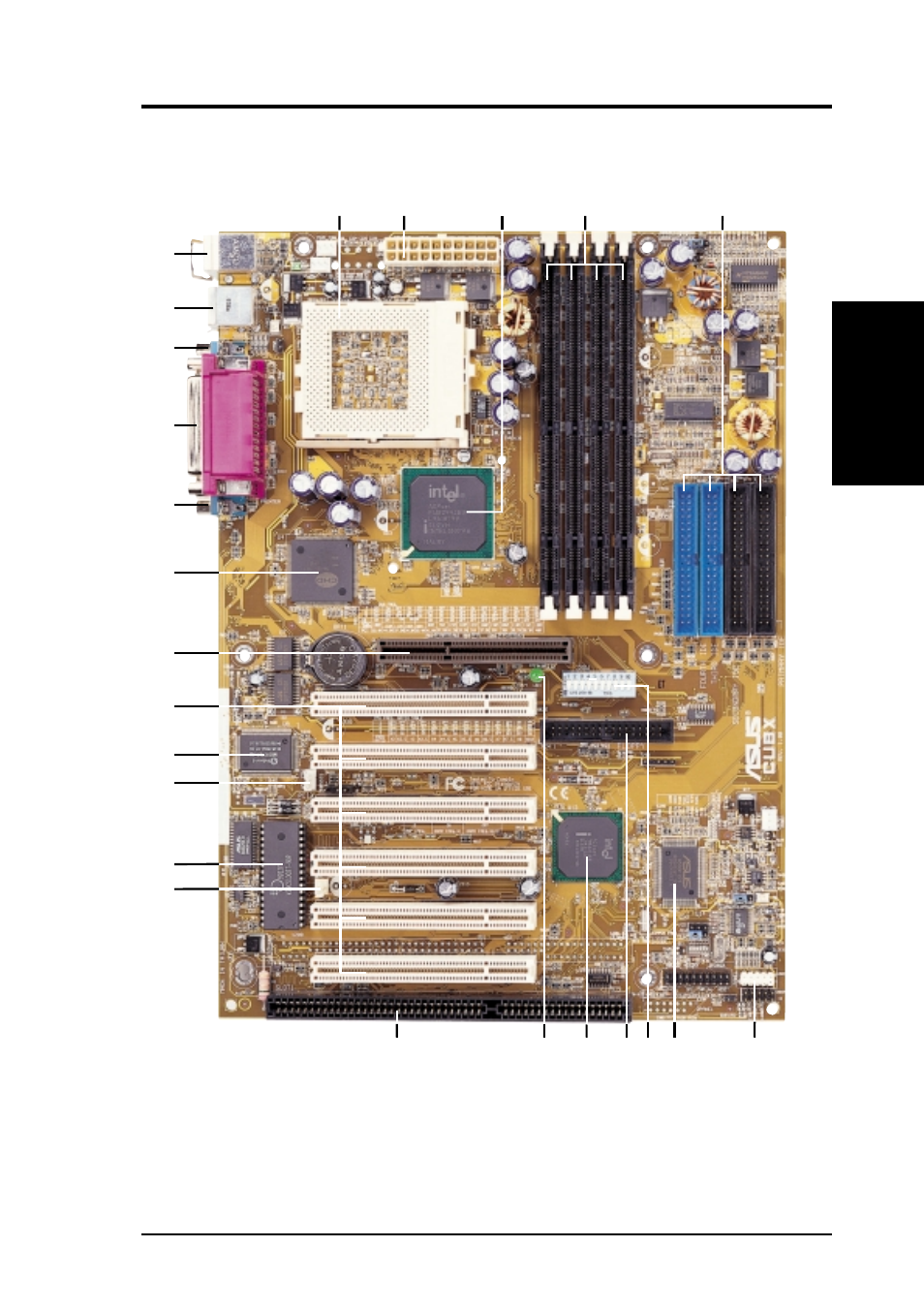 Features, 1 component locations | Asus CUBX User Manual | Page 13 / 112