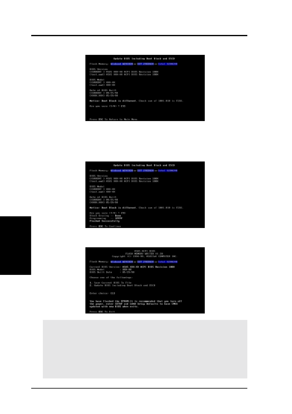 Bios setup | Asus CUBX User Manual | Page 44 / 112