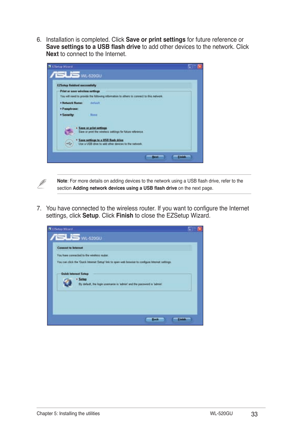 Asus WL-520GU User Manual | Page 33 / 51