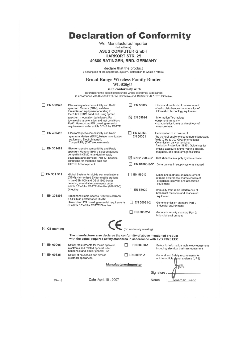 Asus WL-520GU User Manual | Page 51 / 51