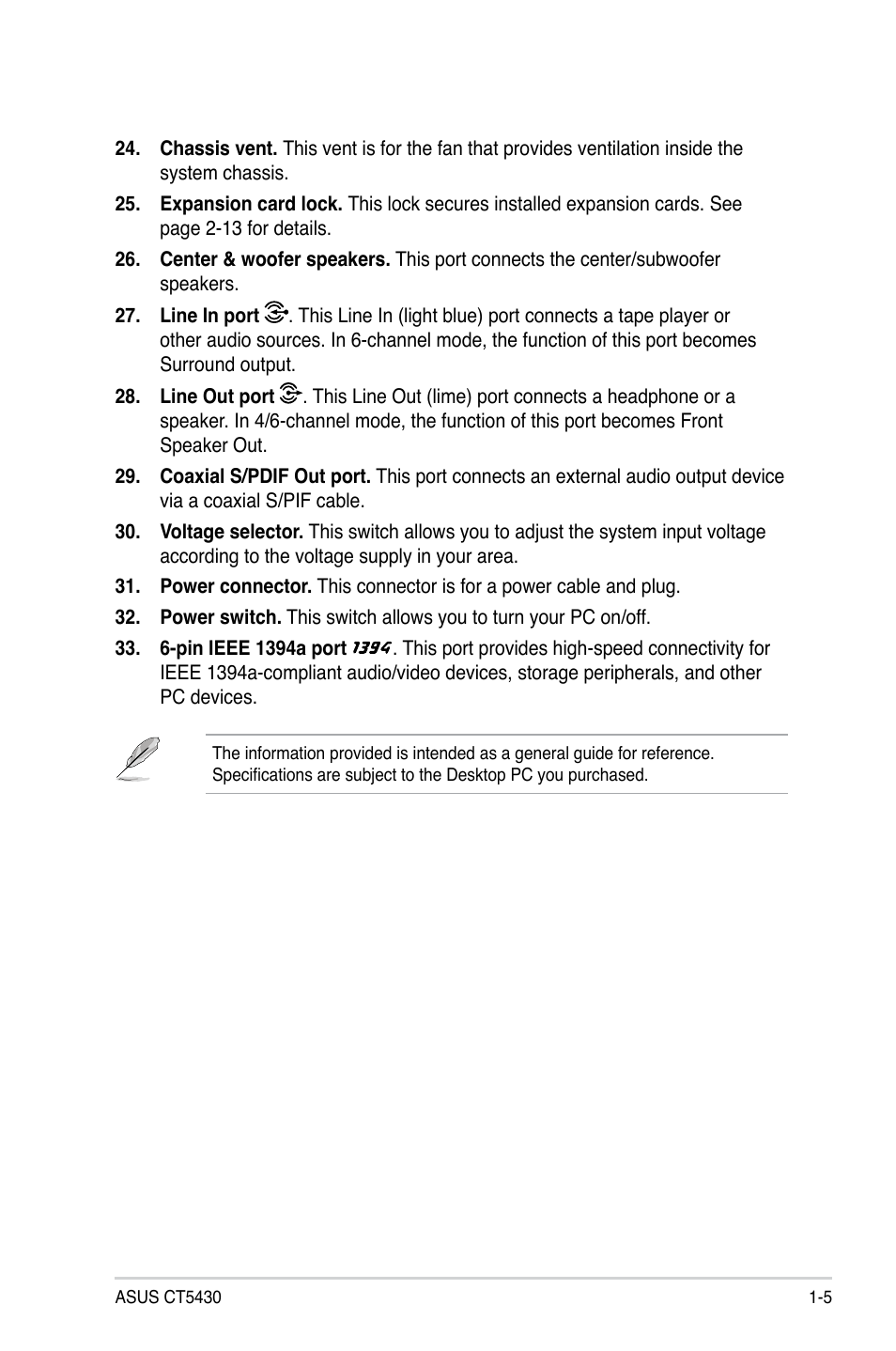 Asus CT5430 User Manual | Page 13 / 36