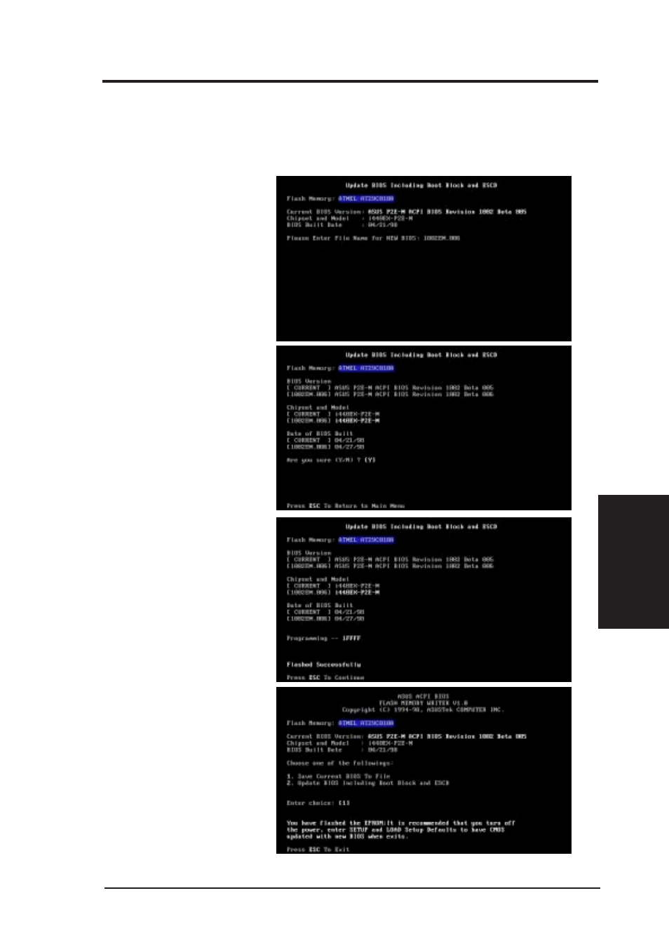 Iv. bios software | Asus P2L-M User Manual | Page 37 / 64