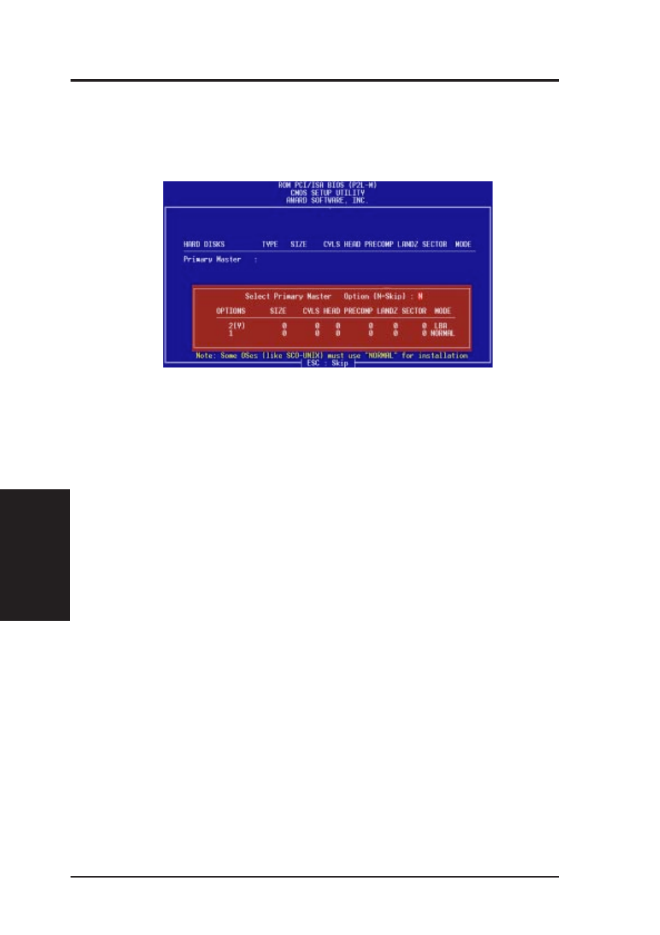 Iv. bios software, Ide hdd auto detection | Asus P2L-M User Manual | Page 56 / 64