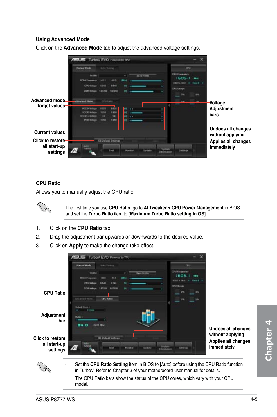 Chapter 4 | Asus P8Z77 WS User Manual | Page 121 / 176