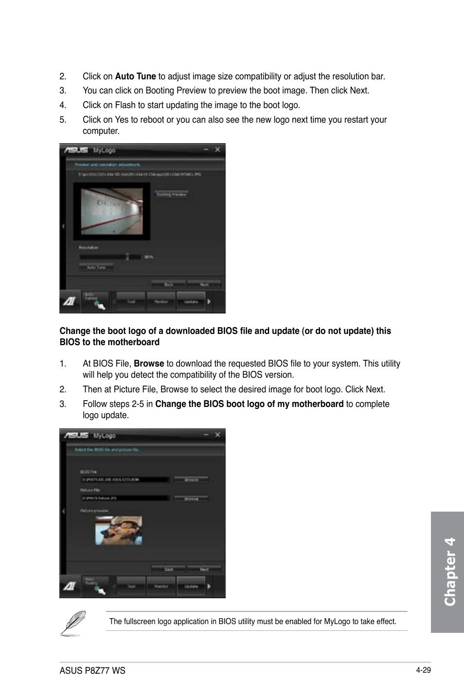 Chapter 4 | Asus P8Z77 WS User Manual | Page 145 / 176