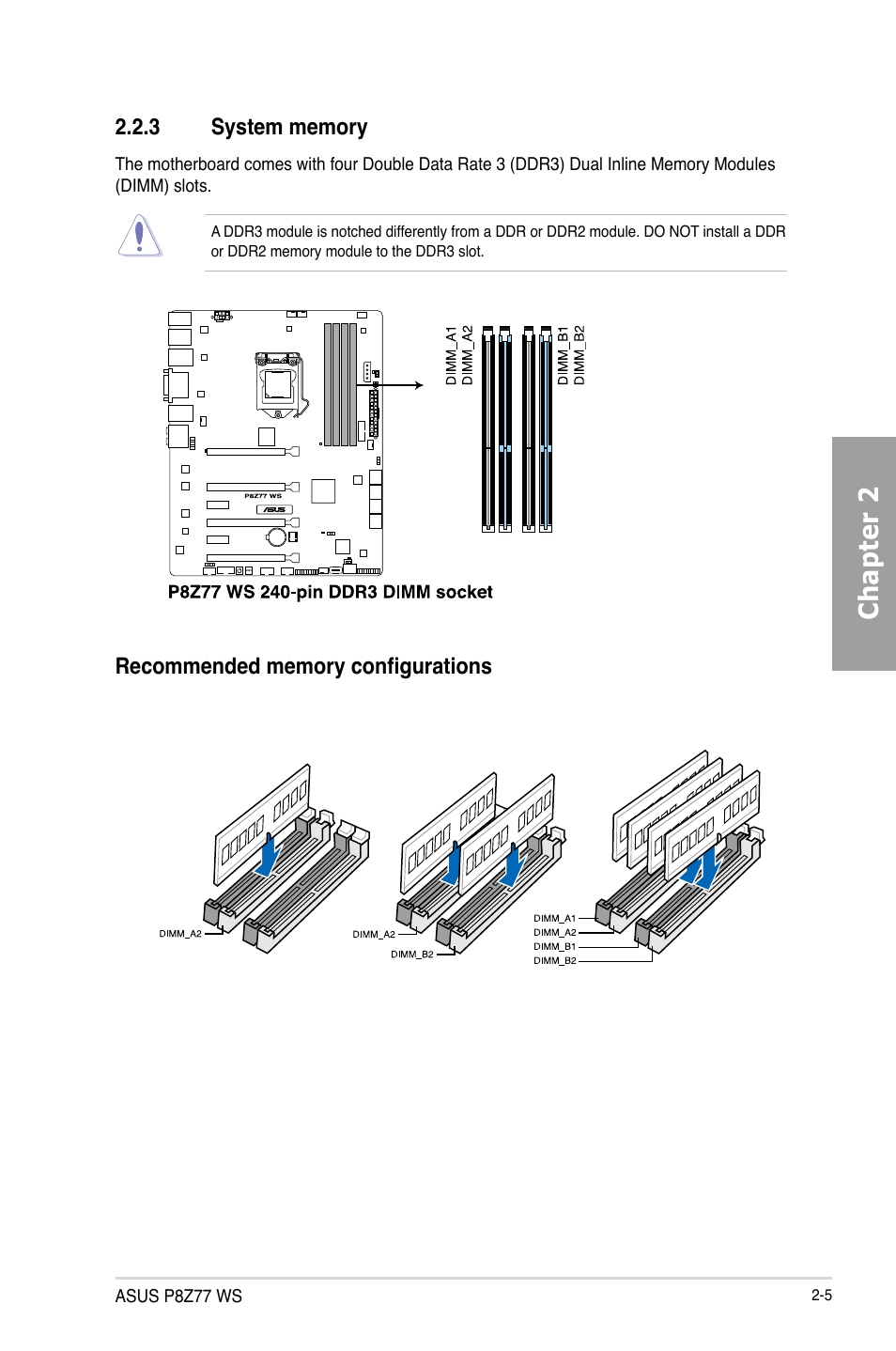 Chapter 2 | Asus P8Z77 WS User Manual | Page 27 / 176