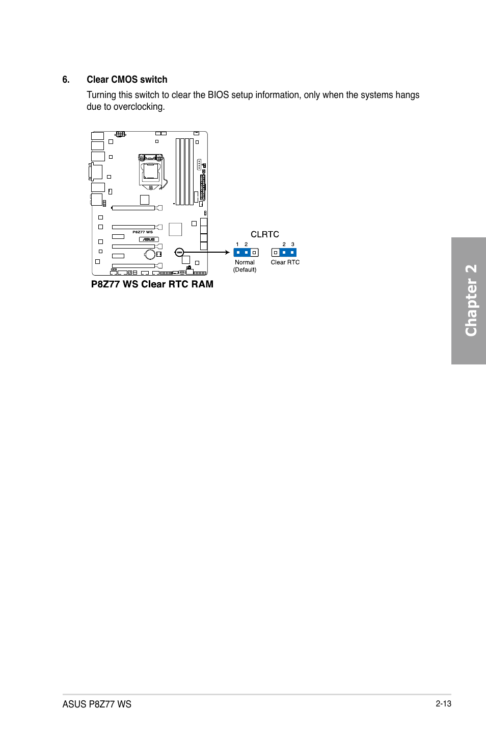 Chapter 2 | Asus P8Z77 WS User Manual | Page 35 / 176