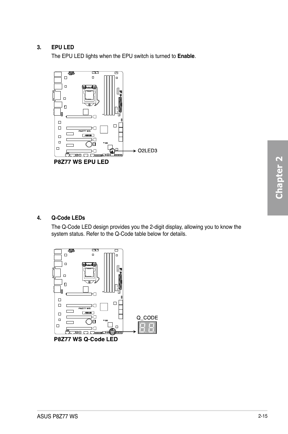 Chapter 2 | Asus P8Z77 WS User Manual | Page 37 / 176