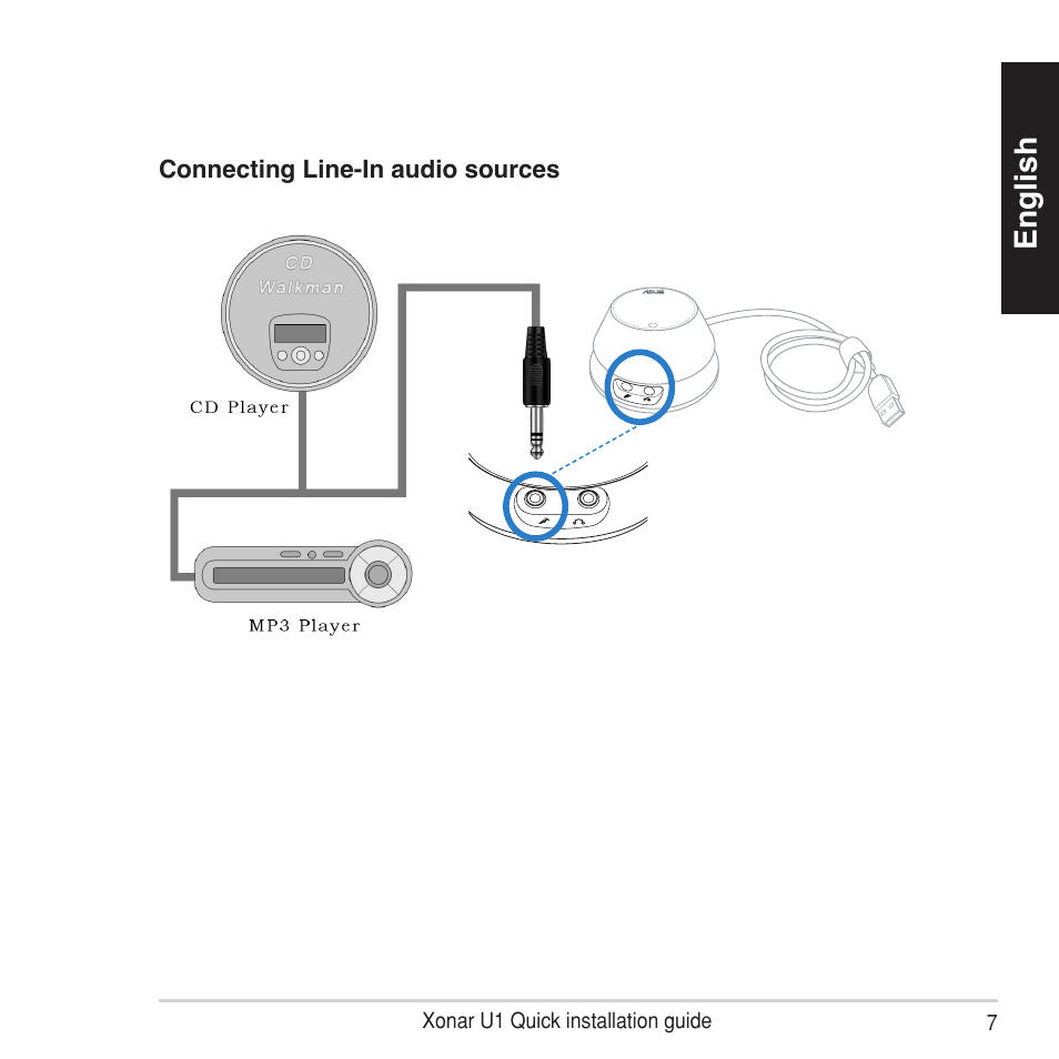 English | Asus Xonar U1 User Manual | Page 7 / 8