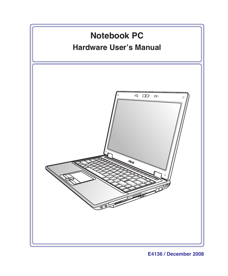 Asus B80A User Manual | 88 pages