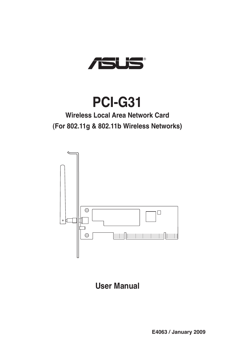 Asus PCI-G31 User Manual | 38 pages