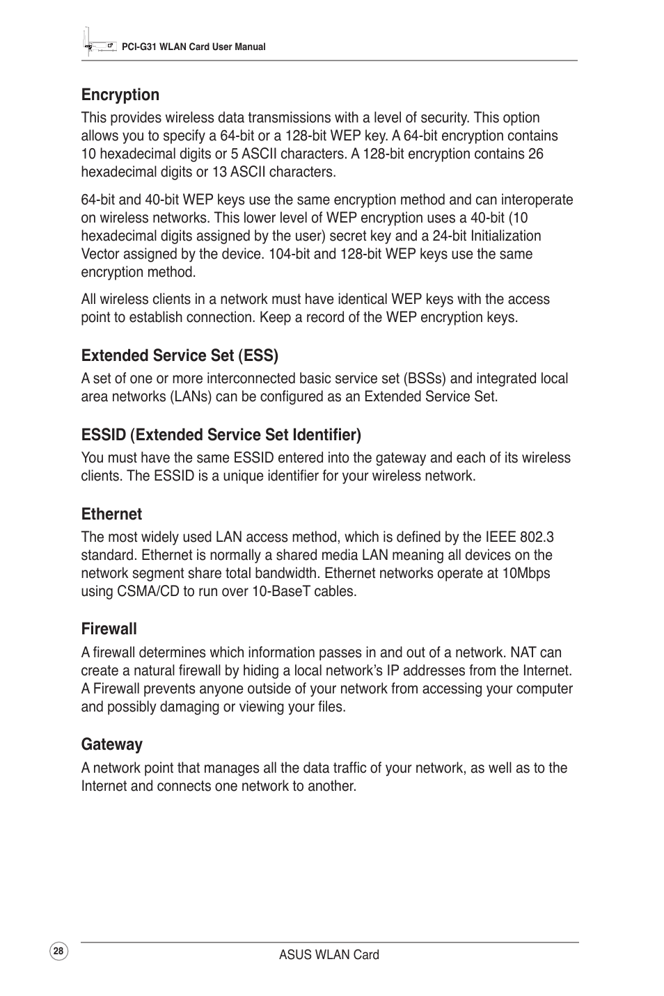 Asus PCI-G31 User Manual | Page 31 / 38