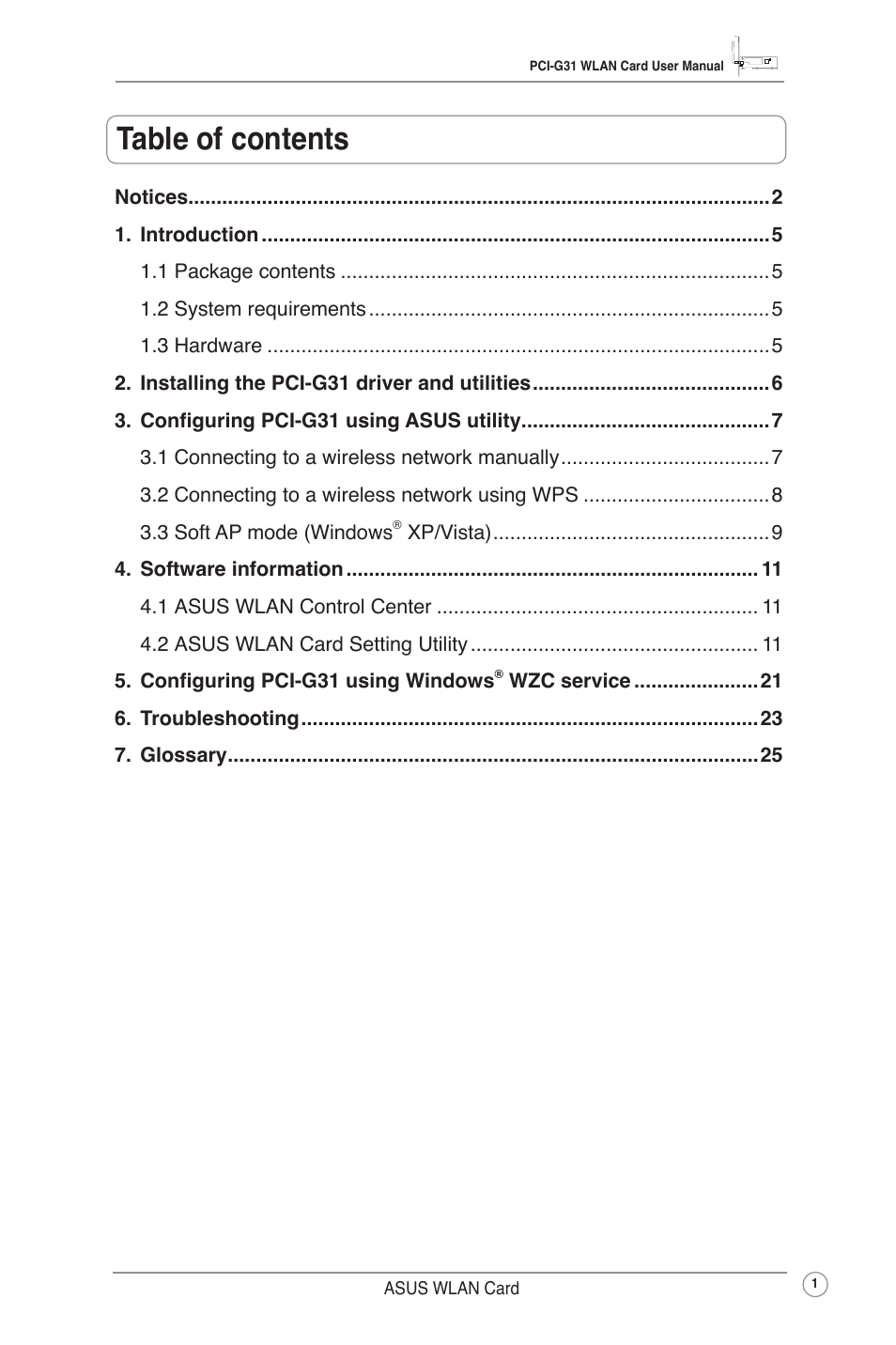 Asus PCI-G31 User Manual | Page 4 / 38