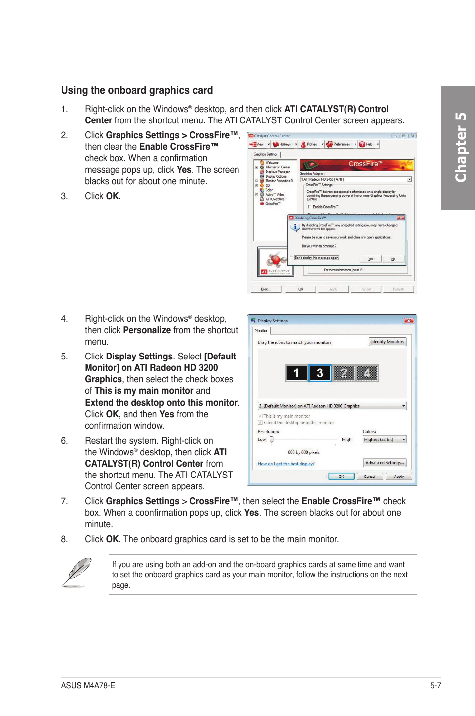 Chapter 5 | Asus M4A78-E User Manual | Page 121 / 122
