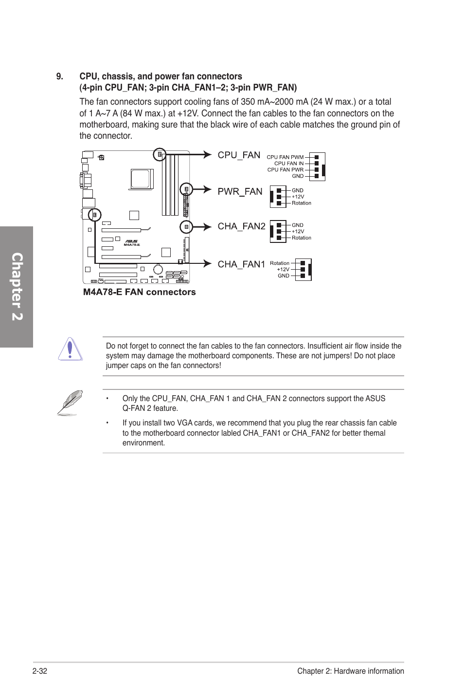 Chapter 2 | Asus M4A78-E User Manual | Page 52 / 122