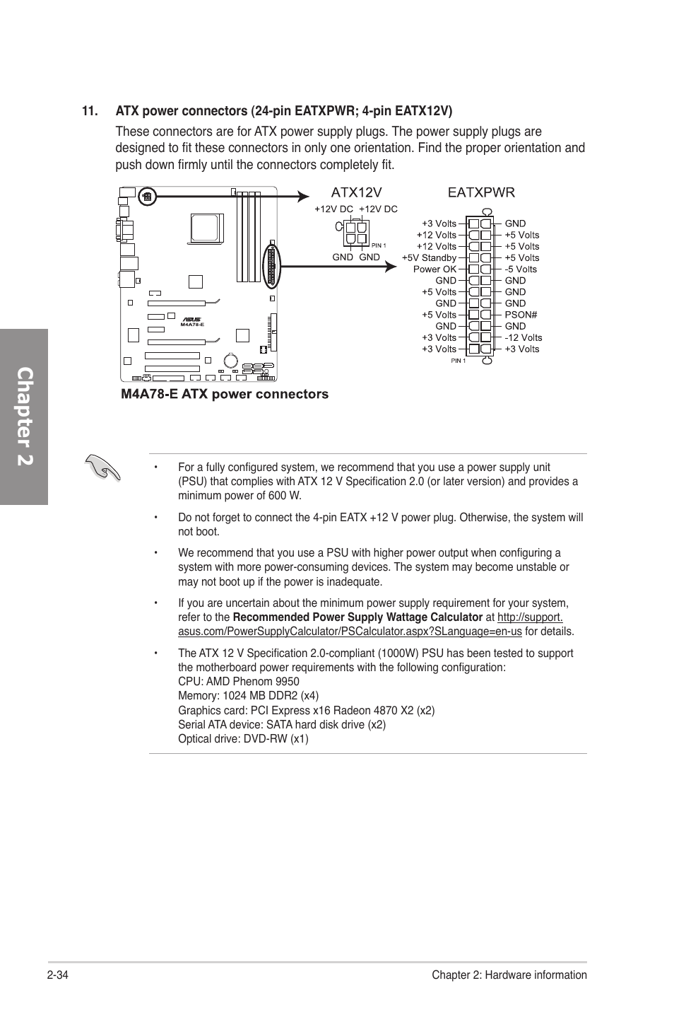 Chapter 2 | Asus M4A78-E User Manual | Page 54 / 122