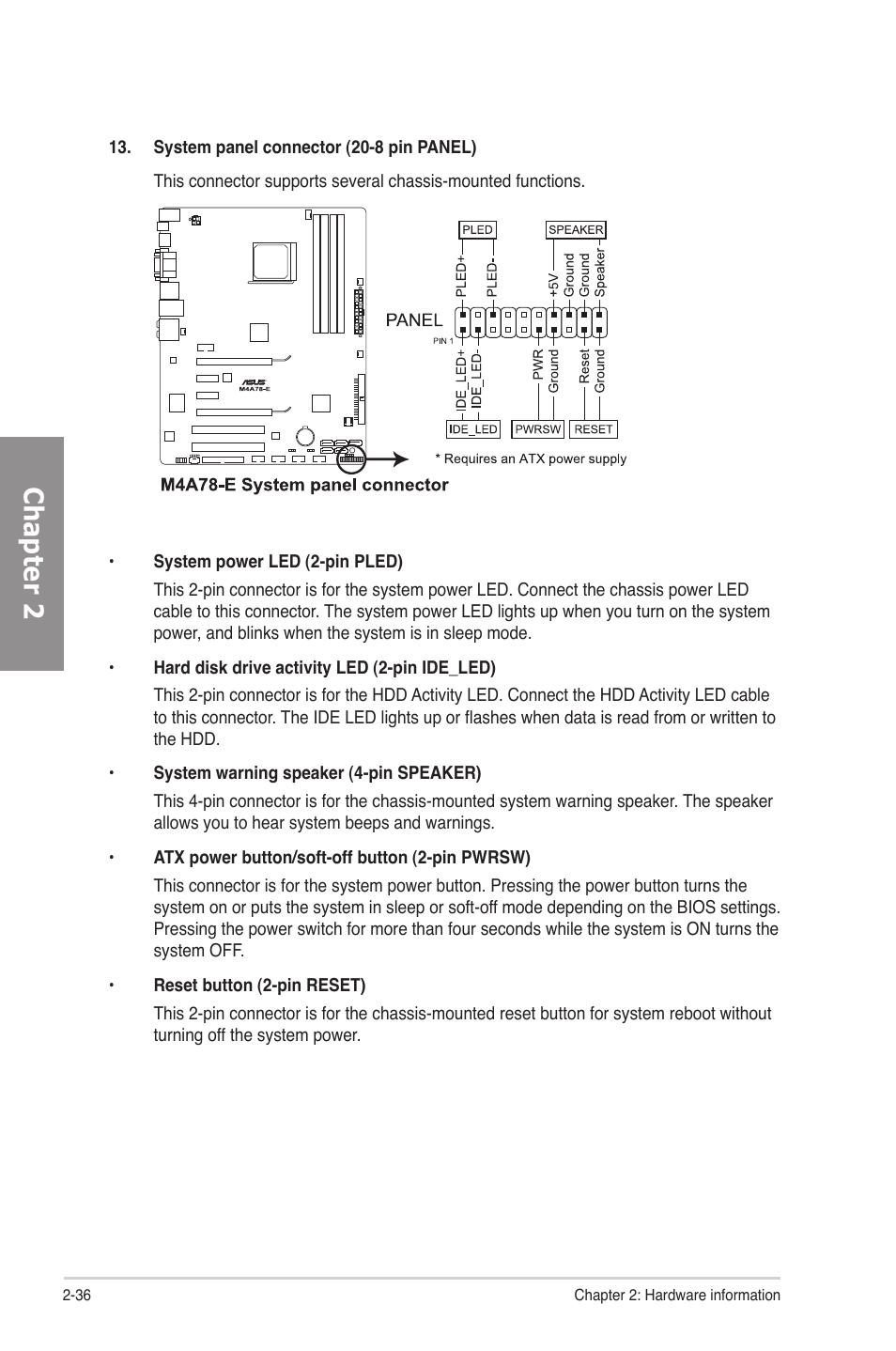 Chapter 2 | Asus M4A78-E User Manual | Page 56 / 122