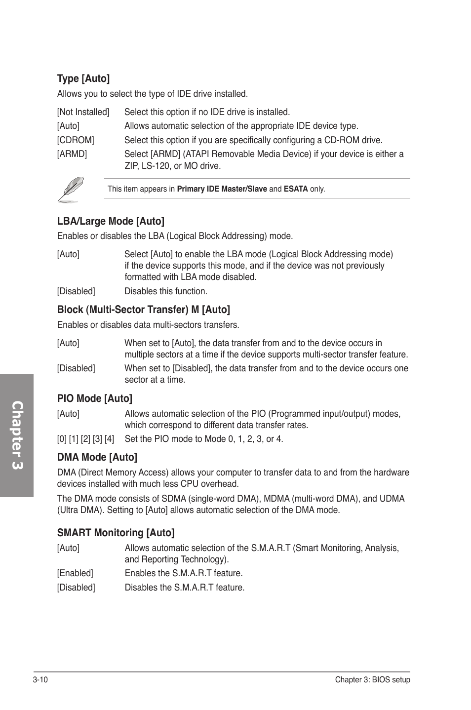 Chapter 3 | Asus M4A78-E User Manual | Page 68 / 122