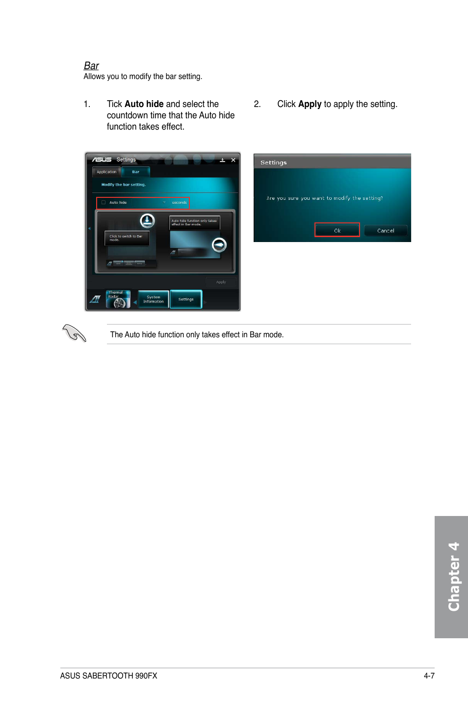 Chapter 4 | Asus SABERTOOTH 990FX User Manual | Page 107 / 148