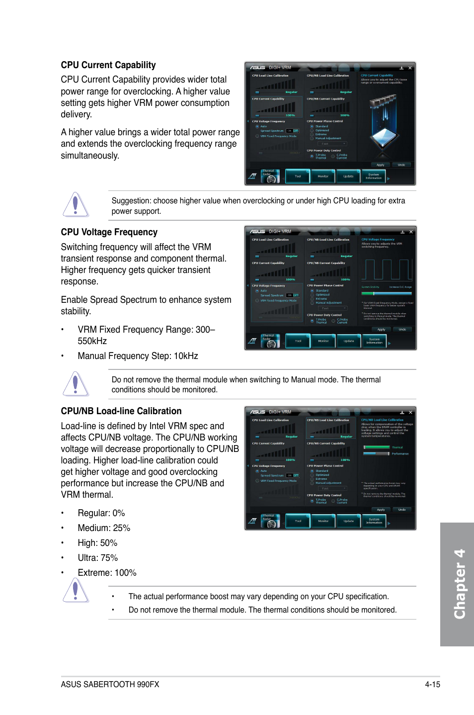 Chapter 4 | Asus SABERTOOTH 990FX User Manual | Page 115 / 148