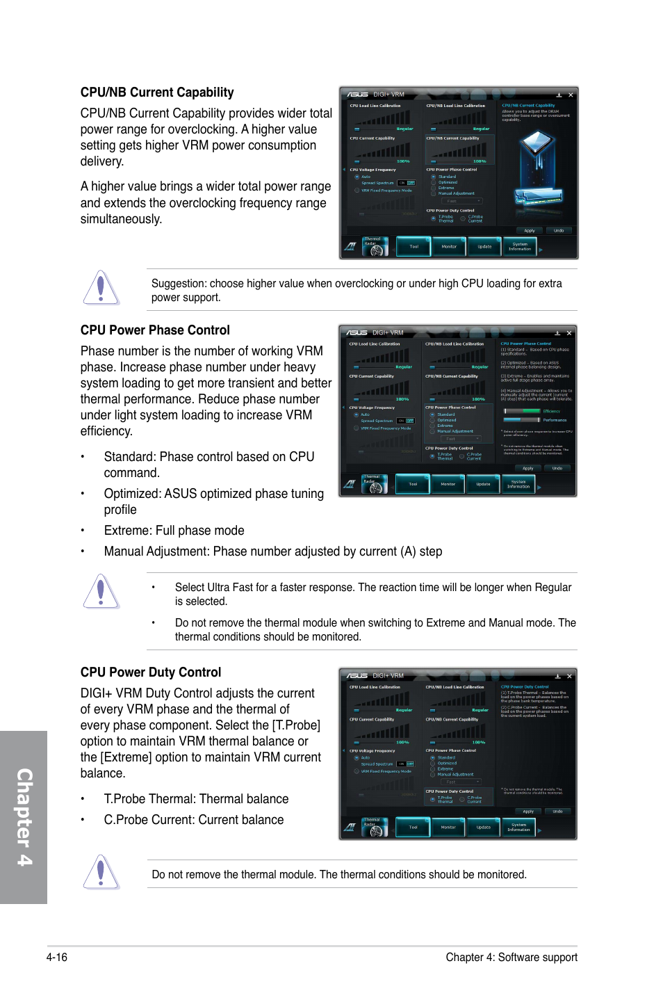 Chapter 4 | Asus SABERTOOTH 990FX User Manual | Page 116 / 148