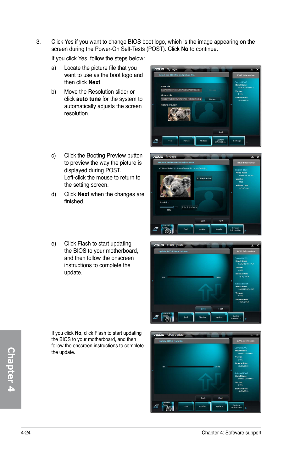 Chapter 4 | Asus SABERTOOTH 990FX User Manual | Page 124 / 148