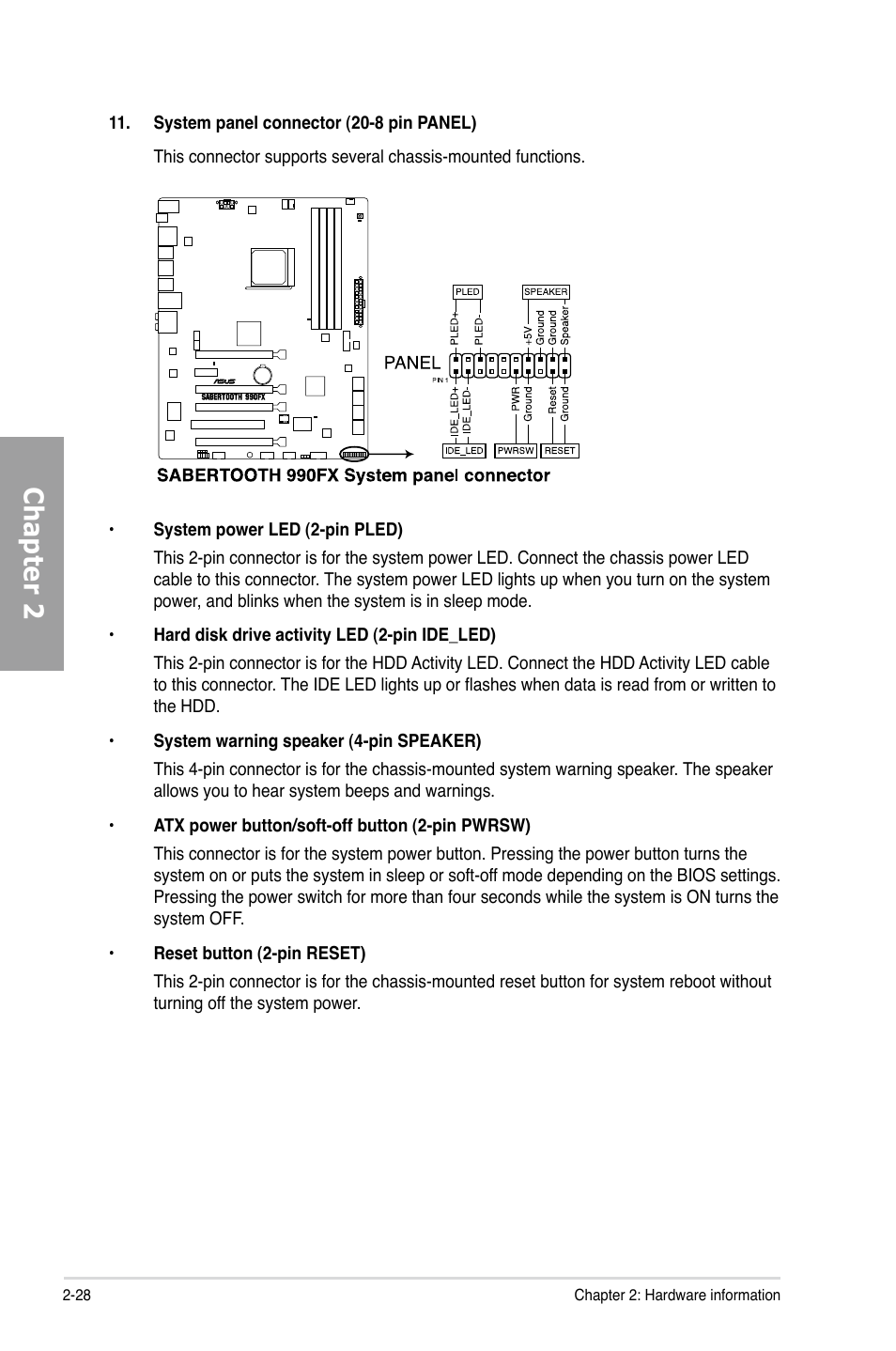 Chapter 2 | Asus SABERTOOTH 990FX User Manual | Page 46 / 148