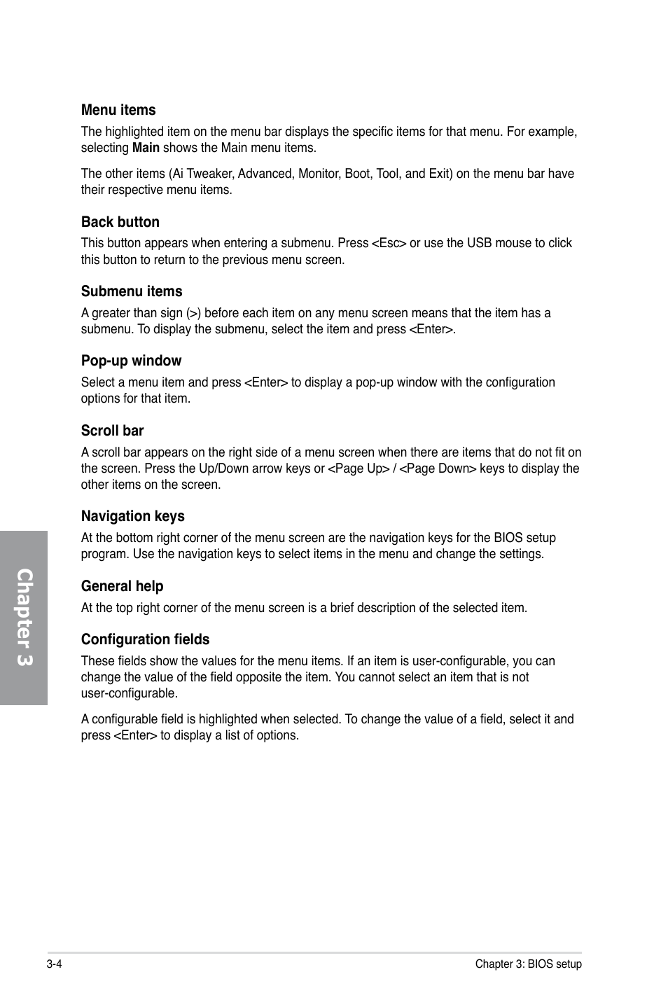 Chapter 3 | Asus SABERTOOTH 990FX User Manual | Page 66 / 148