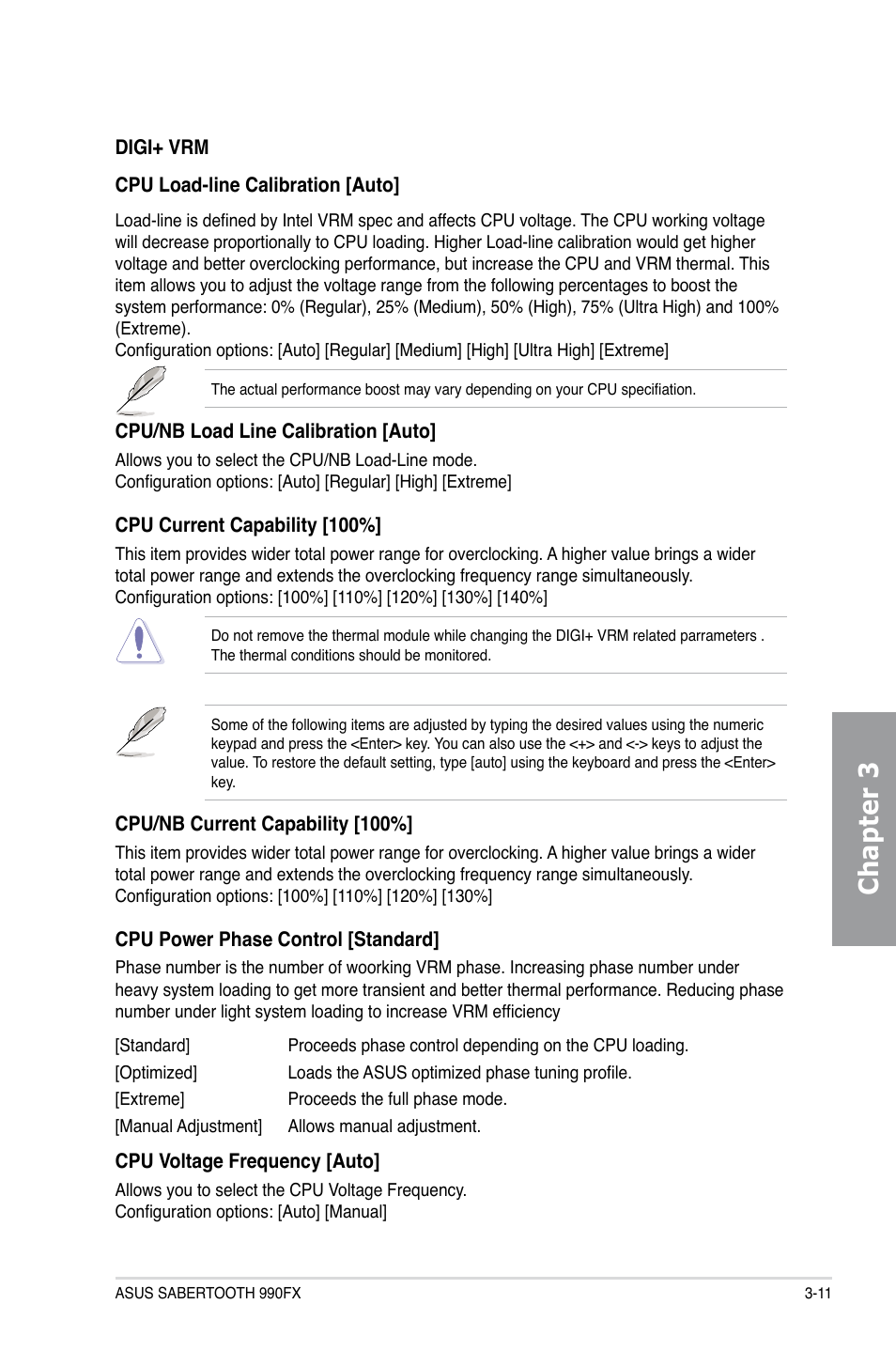 Chapter 3 | Asus SABERTOOTH 990FX User Manual | Page 73 / 148