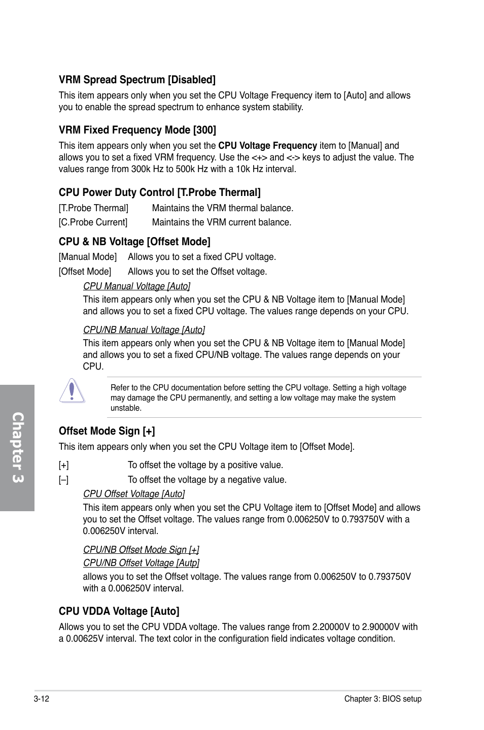 Chapter 3 | Asus SABERTOOTH 990FX User Manual | Page 74 / 148