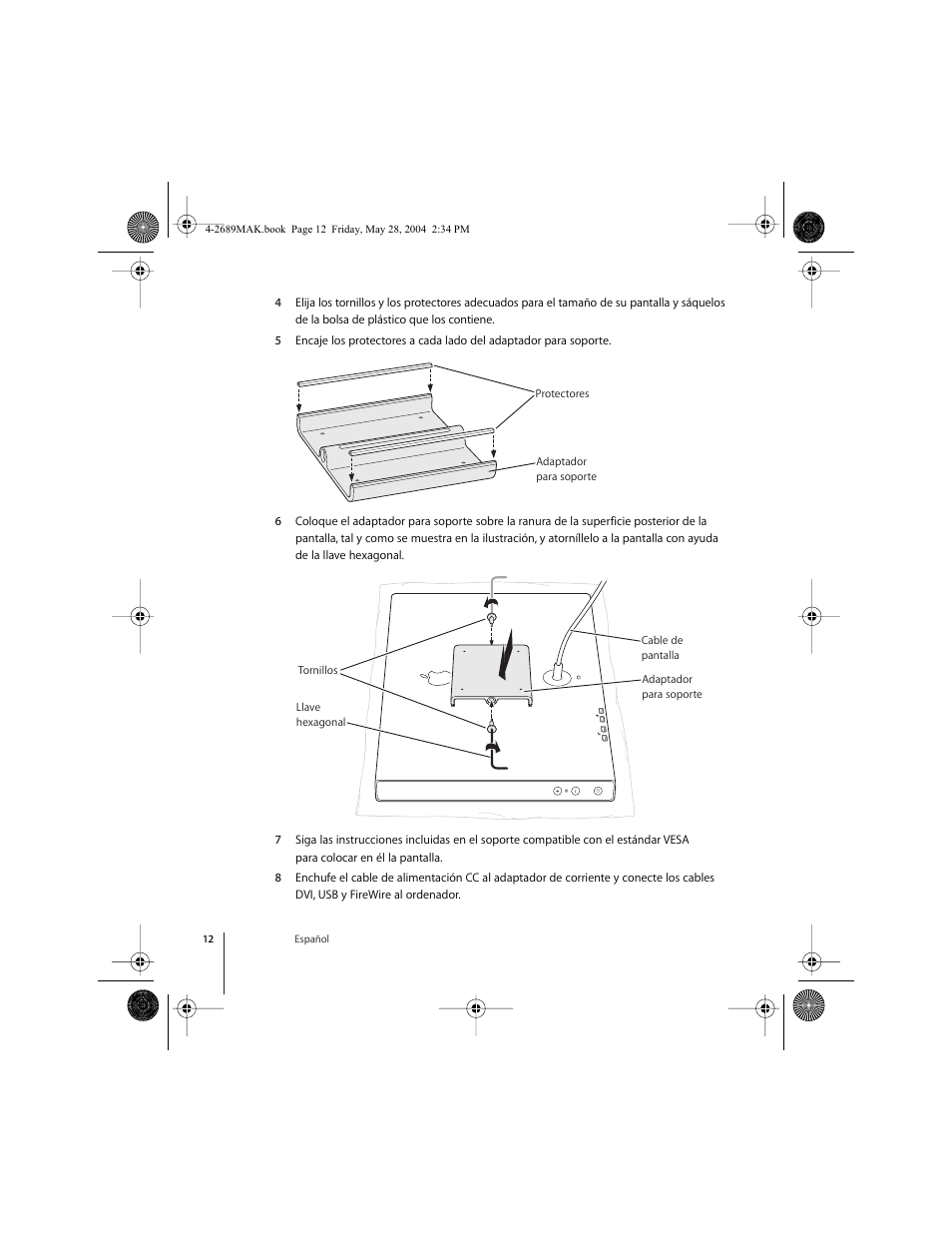Apple VESA Mount Adapter User Manual | Page 12 / 20