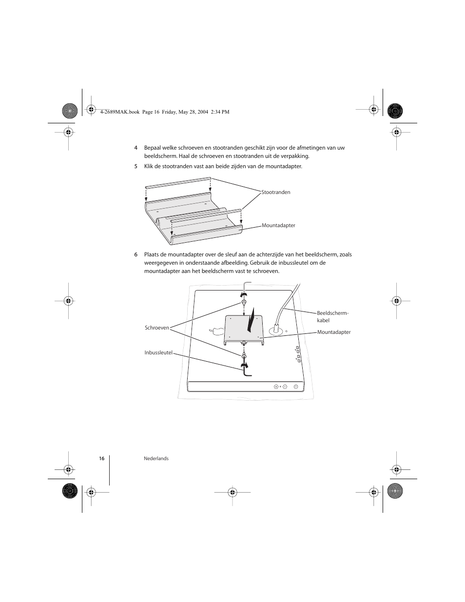 Apple VESA Mount Adapter User Manual | Page 16 / 20