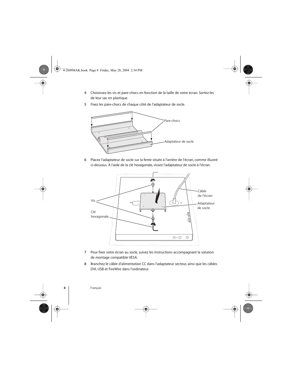 Apple VESA Mount Adapter User Manual | Page 8 / 20
