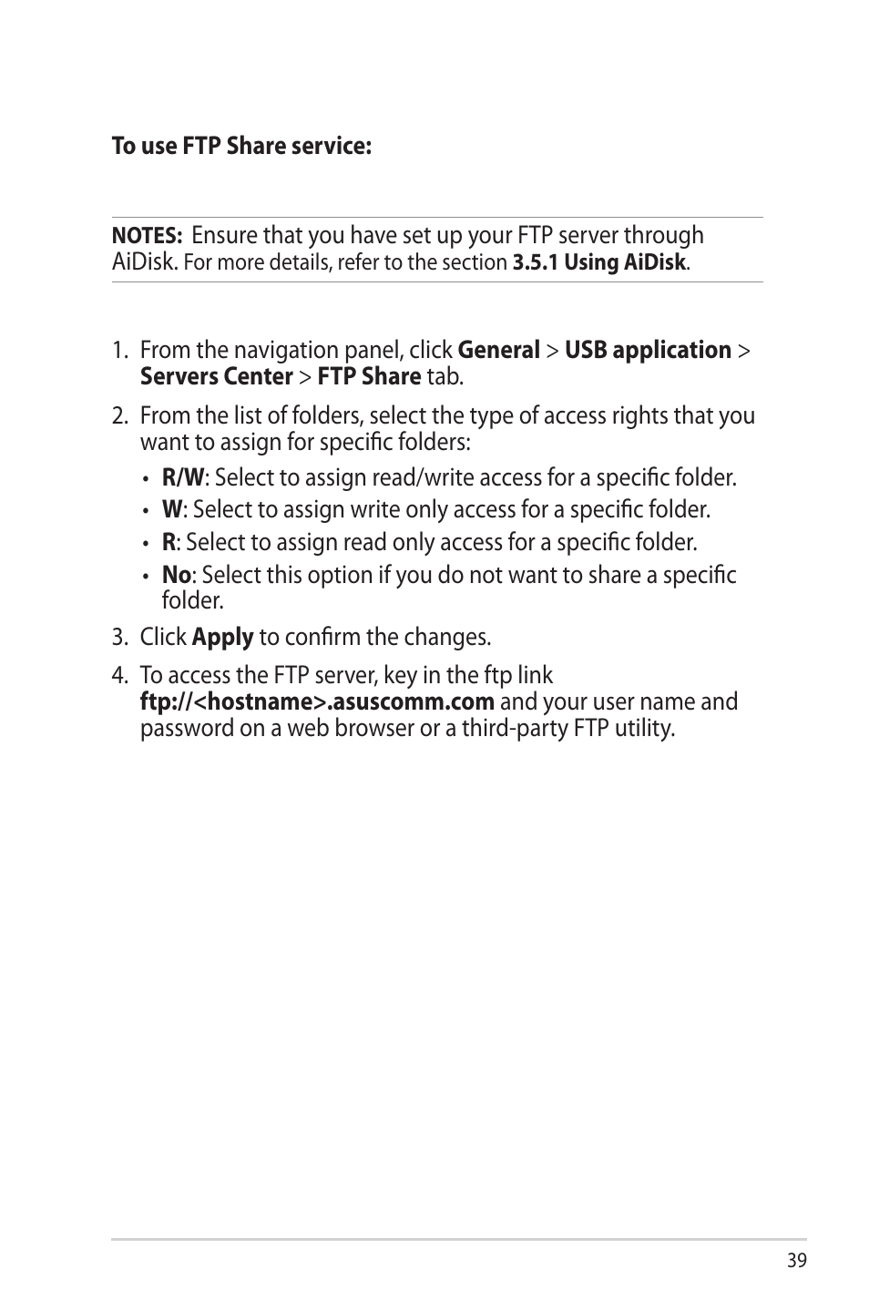 Asus RT-AC68U User Manual | Page 39 / 129