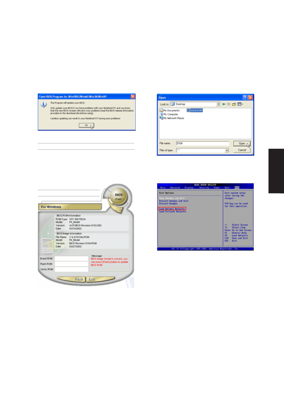 Using winflash | Asus W1Gc User Manual | Page 83 / 110