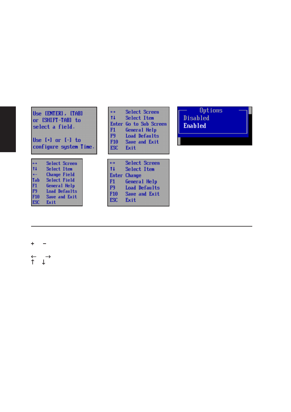 Bios utility help | Asus W1Gc User Manual | Page 90 / 110