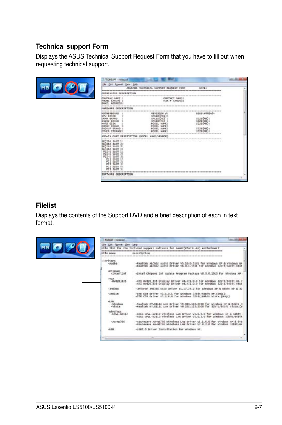 Asus ES5100 User Manual | Page 27 / 36